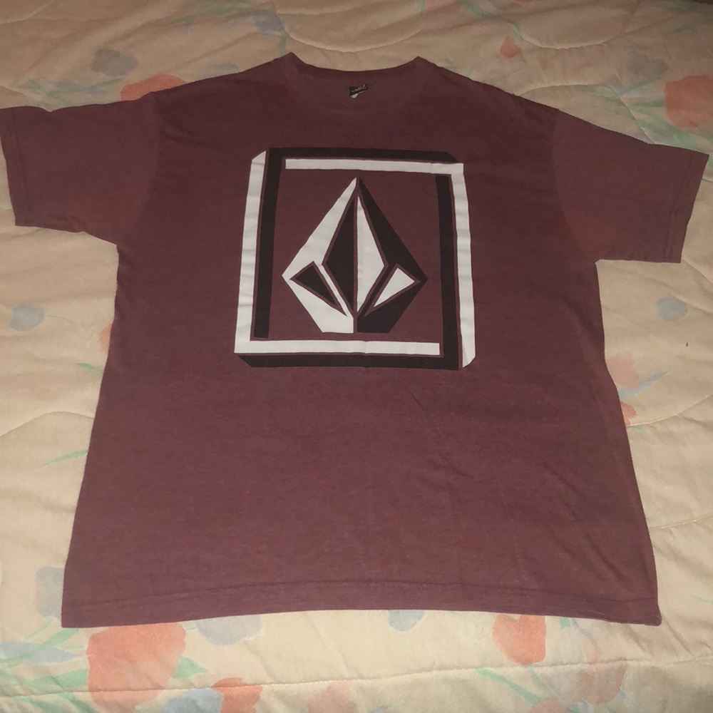 Maroon Volcom Tee